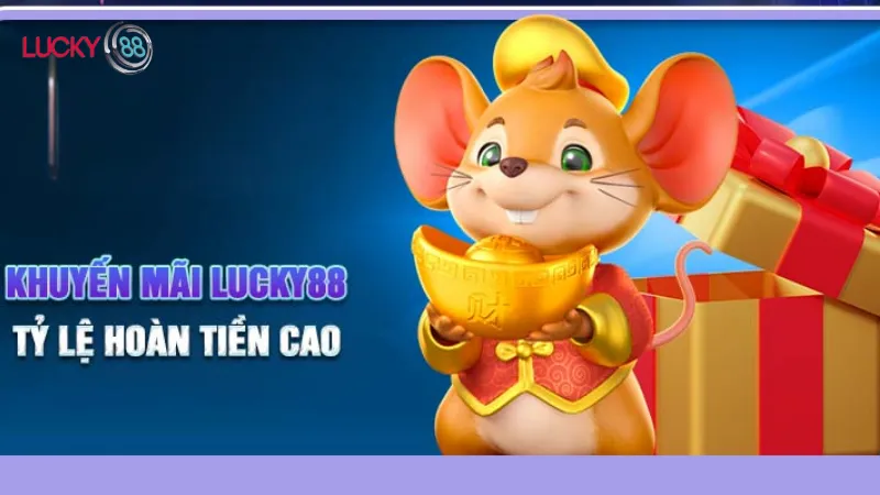 Khuyến Mãi Lucky88 Tỉ Lệ Hoàn Tiền Cao